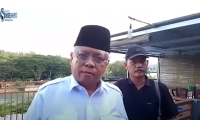 Ketua DPC Partai Gerindra Kabupaten Lahat bersama Nopran Marjani