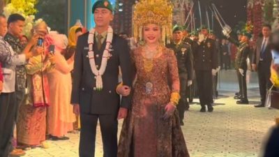 Resepsi Pernikahan Putri Bungsu Gubernur Sumsel Herman Deru di Griya Agung, Dihadiri Deretan Tokoh Nasional