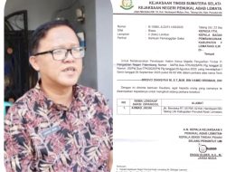 Kejati Sumsel Panggil Ahmad Jhoni,  Sebagai Saksi Tindak Pidana Korupsi  1,7 Milyar Oleh Brisvo Diansyah 