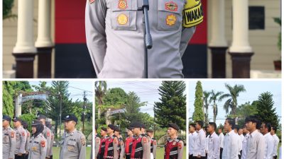 Wakapolres Ogan Ilir Beri Arahan dalam Apel Perbanyak Bersyukur dan Hindari Gaya Hidup Mewah