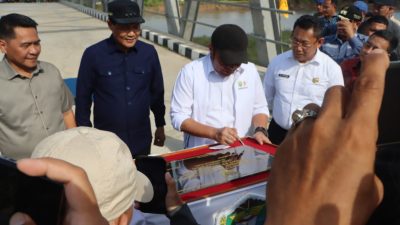 Jembatan Rangka Baja Empat Petulai Dangku Jadi Konektivitas dan Harapan Warga
