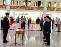 Bupati Edison Lantik Kepala DPMD dan Satpol PP