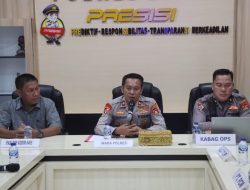 Rapat Koordinasi Rencana Pengamanan Aksi Unjuk Rasa Masyarakat Pertikal Kikim Timur