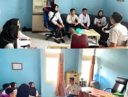 Pengarahan serta Evaluasi dari Mentor sekaligus kasubsi pengelolaan kepada peserta Magang Kemnaker Rutan Baturaja