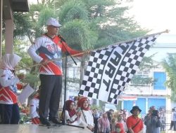 Meriahkan HUT RI ke 79, Pemkot Prabumulih Gelar Lomba Gerak Jalan
