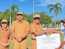 Apel Mingguan Pemkot Prabumulih Dirangkaikan dengan Penyerahan Bantuan TJSL PLN UIP Sumbagsel dan Bantuan Alsintan Kementerian Pertanian RI