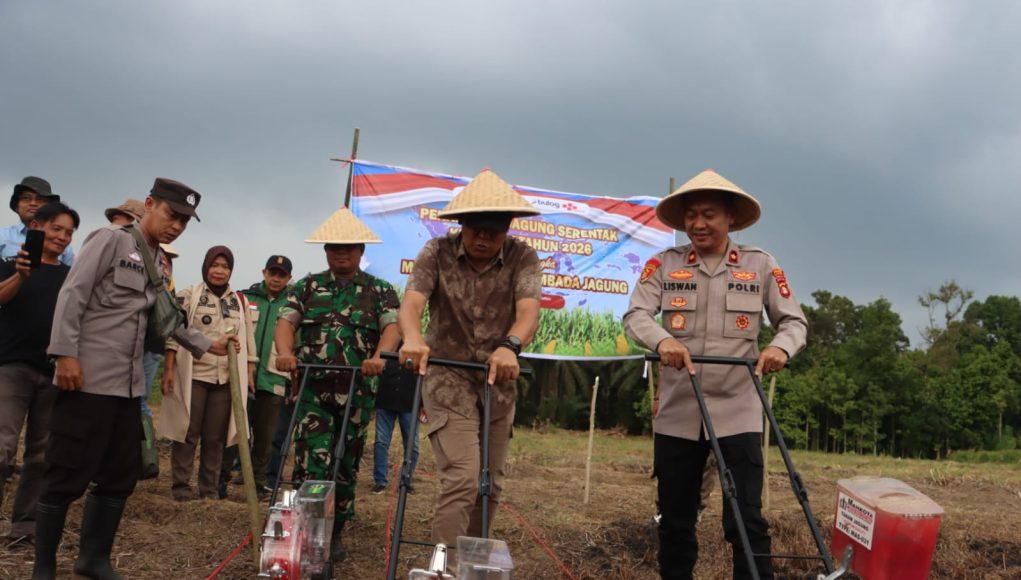 Penanaman jagung serentak kuartal pertama tahun 2026 Polres Lahat