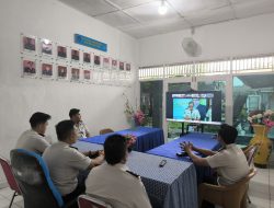Pererat Silaturahmi Pasca Idulfitri, Rutan Kelas IIB Baturaja Hadiri Halal Bihalal Secara Daring