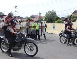 Latihan Rutin Pasukan Dalmas Polres Lahat