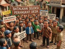Demo di Balai Desa Purwasaba Berujung Ricuh, Kades Hoho  Jadi Korban Pengeroyokan