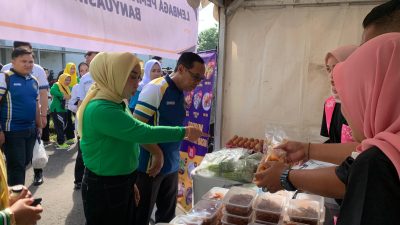 Ramaikan Bazar HBP Ke-62, Lapas Banyuasin Dukung Gerakan Cinta Produk Narapidana