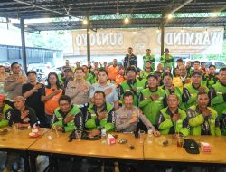 Dirlantas Polda Jateng “Jagongan Bareng Ojol, Ojol Tertib Berlalu Lintas”