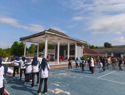 Jaga Kebugaran, Rutan Baturaja Rutin Laksanakan Giat Senam Bersama 