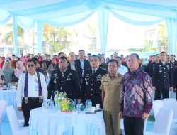 Karutan Baturaja Hadiri Tasyakuran Hari Bakti Pemasyarakatan ke-62 di Lapas I Palembang