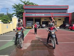 Latihan Rutin Pasukan Dalmas Polres Lahat