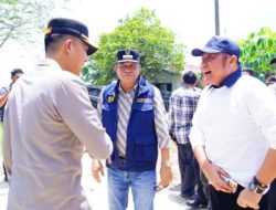 HD Tinjau Lokasi Kebakaran Sumur Minyak di Keluang, Toha Usulkan Pelepasan Lahan HGU PT Hindoli