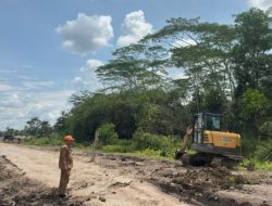 Bupati Toha Apresiasi Kinerja Camat dan Warga Lalan Atasi Perbaikan Jalan TMMD