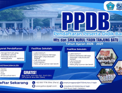 PPDB 2026/2027 Resmi Dibuka, Yayasan Pendidikan Islam Nurul Yaqin Tanjung Batu Tawarkan Pendidikan Berbasis Adab dan Karakter