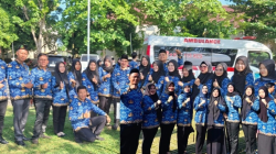 Wakil Bupati Ogan Ilir Pimpin Apel Gabungan Sekaligus Lepas ASN Purna Tugas