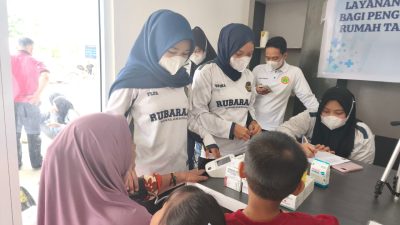 Pelaksanaan Layanan Pemeriksaan Kesehatan Gratis bagi Pengunjung dan Masyarakat sekitar Rutan Baturaja