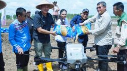 DKPP Ogan Ilir Optimalkan Produksi Padi Lewat Teknologi Pertanian Modern di lahan Cetak Sawah