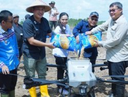 DKPP Ogan Ilir Optimalkan Produksi Padi Lewat Teknologi Pertanian Modern di lahan Cetak Sawah