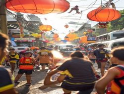 CFD Palembang Ramai, Flying Fox Damkar Jadi Daya Tarik Utama
