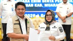 Gubernur Sumsel Tunjuk Wabup Sumarni sebagai Plt Bupati Muara Enim