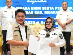 Gubernur Sumsel Tunjuk Wabup Sumarni sebagai Plt Bupati Muara Enim