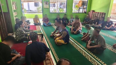 Rutan Baturaja Laksanakan Giat Pembinaan Kerohanian Warga Binaan Berbasis Pesantren Bersama Kemenag OKU 