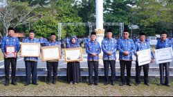 BKPSDM Terima Piagam Adhi Manawa Nugraha Pratama, Warnai Apel Gabungan Pemkab Ogan Ilir 2026