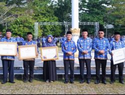 BKPSDM Terima Piagam Adhi Manawa Nugraha Pratama, Warnai Apel Gabungan Pemkab Ogan Ilir 2026