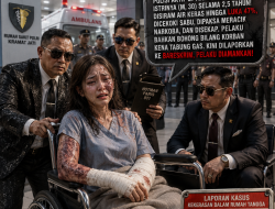 Sadis! Oknum Polisi Siram Istri dengan Air Keras, Luka Bakar 47%, Hotman Paris Turun Tangan