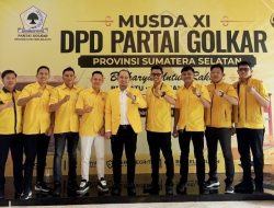 Andie Dinialdie Nahkodai DPD Golkar Sumsel, Peby Anggi Pratama : Jaga Kekompakan