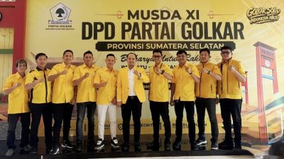 Andie Dinialdie Nahkodai DPD Golkar Sumsel, Peby Anggi Pratama : Jaga Kekompakan
