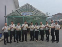 Perkuat Ketahanan Pangan, Lapas Muara Enim Panen Raya Melon