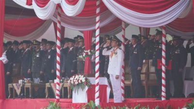 Merah Putih Berkibar di Tanjung Senai, Ogan Ilir Peringati 81 Tahun Kemerdekaan RI dengan Khidmat